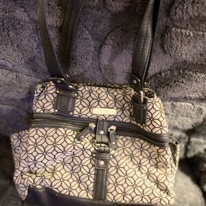 Stylish Black and White Patterned Rossetti Women's Bag